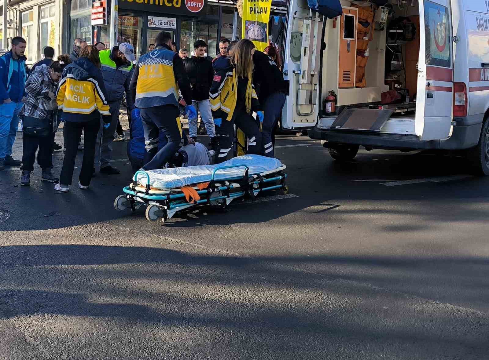 Malkara’da trafik kazası: 2 yaralı