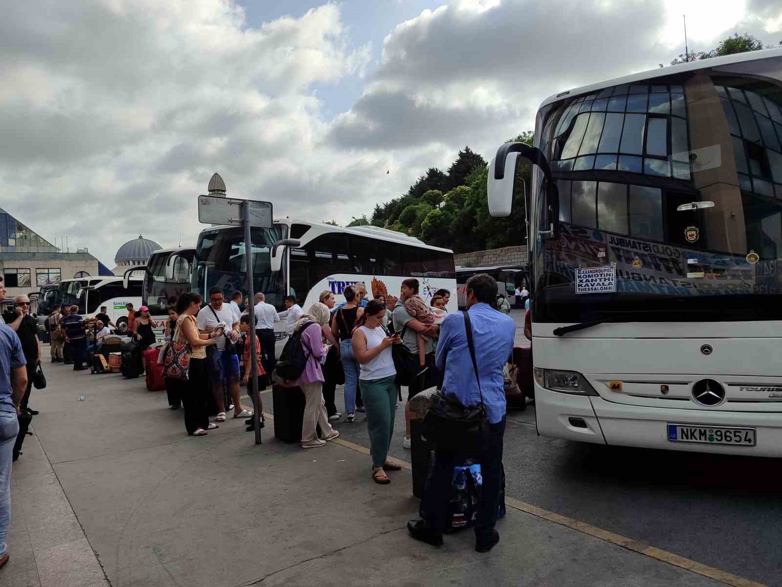 15 Temmuz Demokrasi Otogarı’nda bayram yoğunluğu