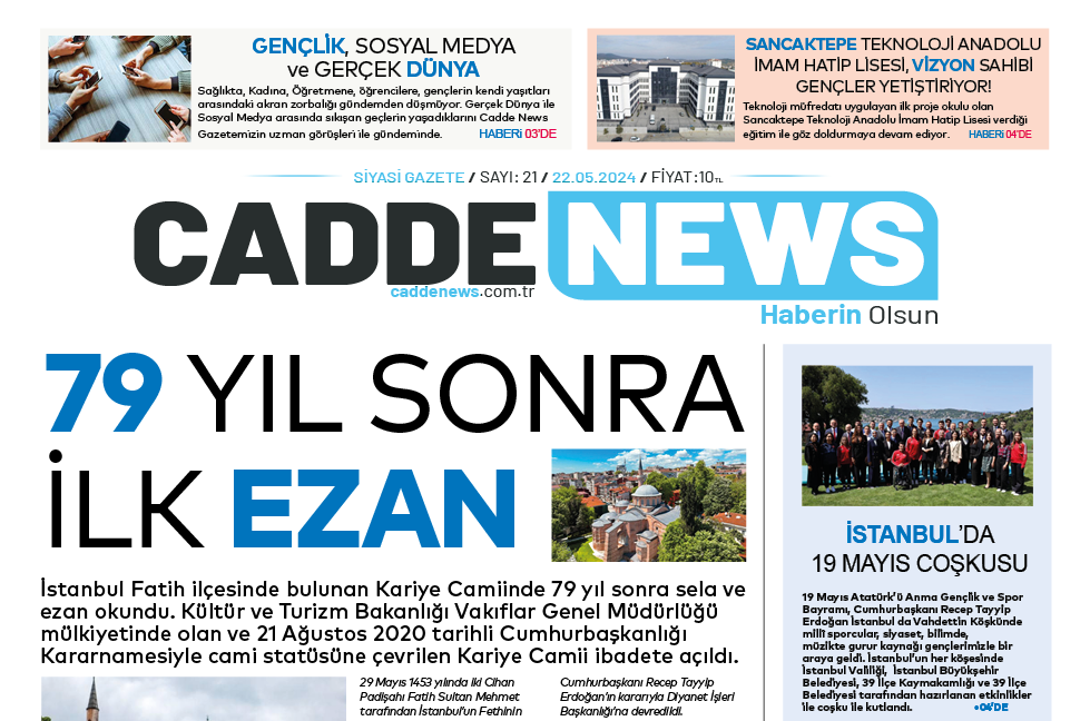 CADDE NEWS 19 MAYIS SAYISI - Kopya