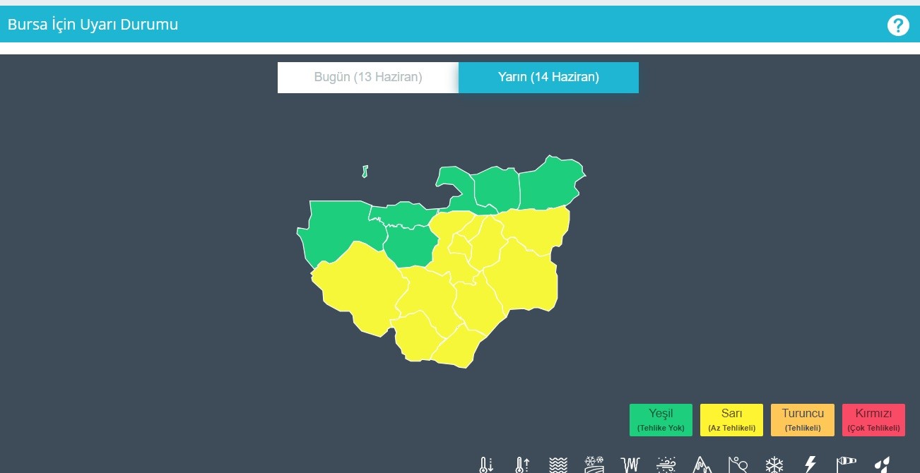 Meteorolojiden Bursa son dakika uyarısı