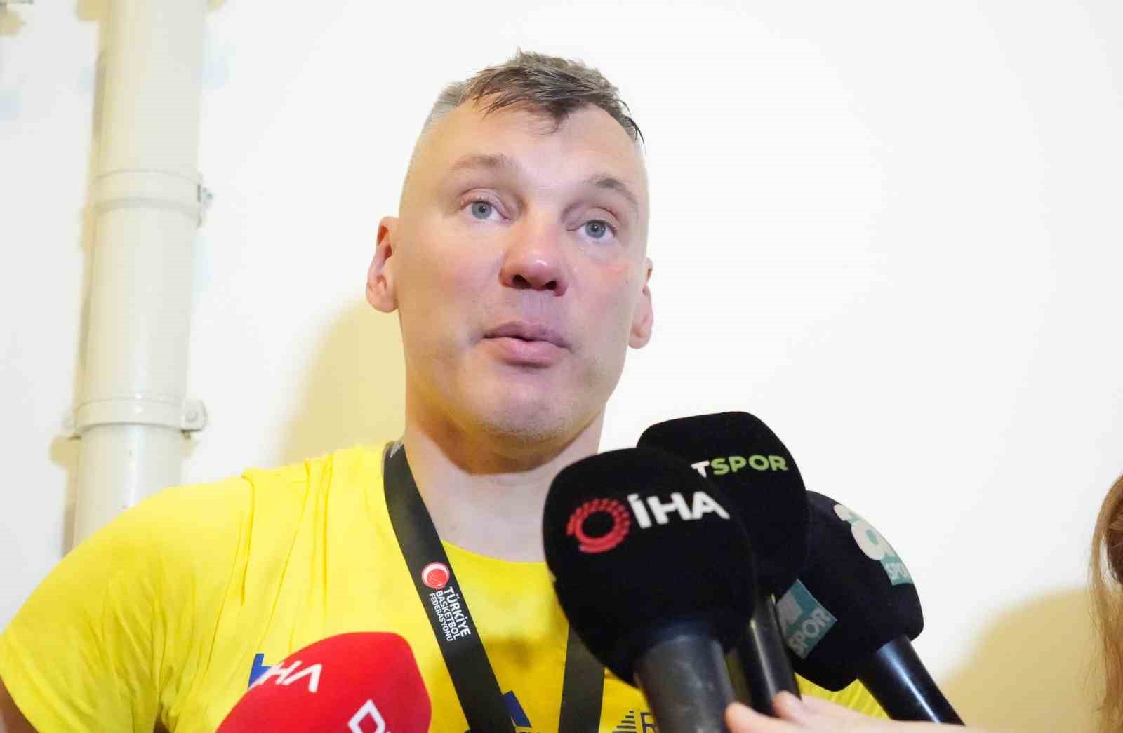 Sarunas Jasikevicius: "Türkiye Ligi’ndeki bütün hedeflerimizi başardık"