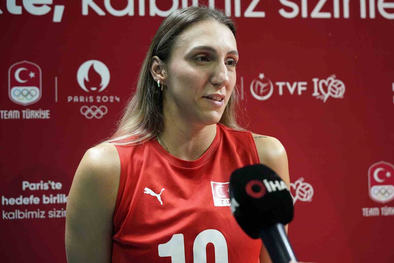 Aslı Kalaç: "Olimpiyatlara çok iyi çalıştığımızı, hazırlandığımızı düşünüyorum"