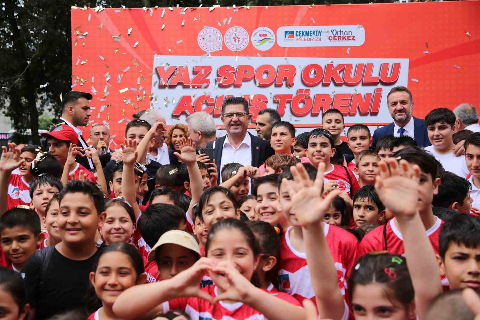 Çekmeköy’de yaz spor okullarına görkemli açılış