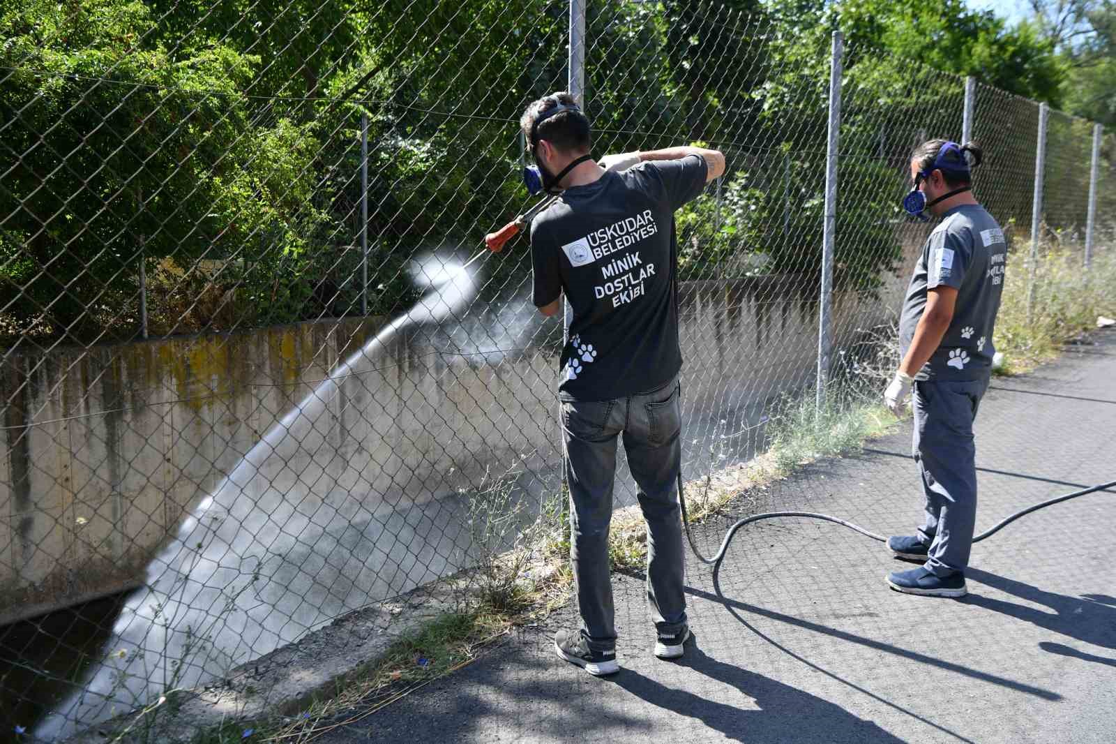 Üsküdar Belediyesi tarafından vektörlerle mücadele devam ediyor