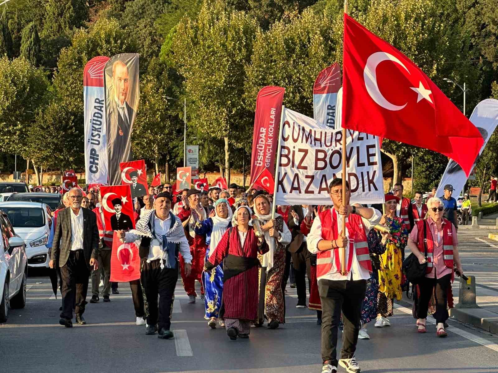 30 Ağustos Zafer Bayramı Üsküdar’da coşkuyla kutlandı