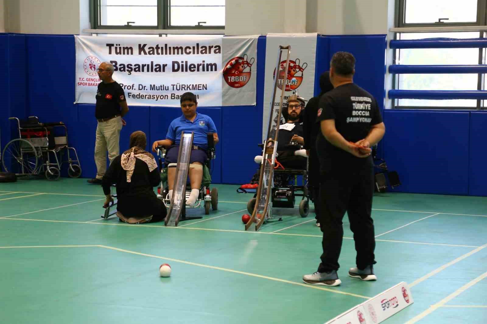 Boccia Türkiye Şampiyonası başladı