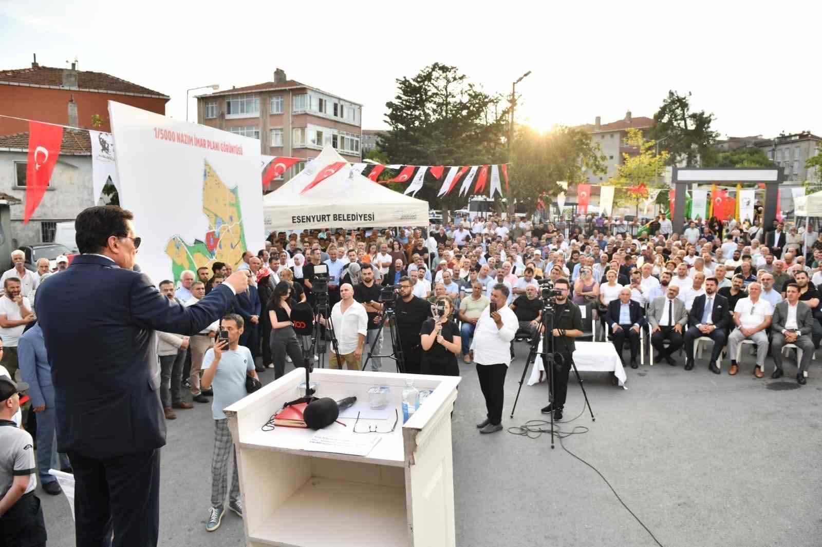 Esenyurt’ta imar planı mağduriyetinin çözüme kavuşturulması çalışmaları devam ediyor