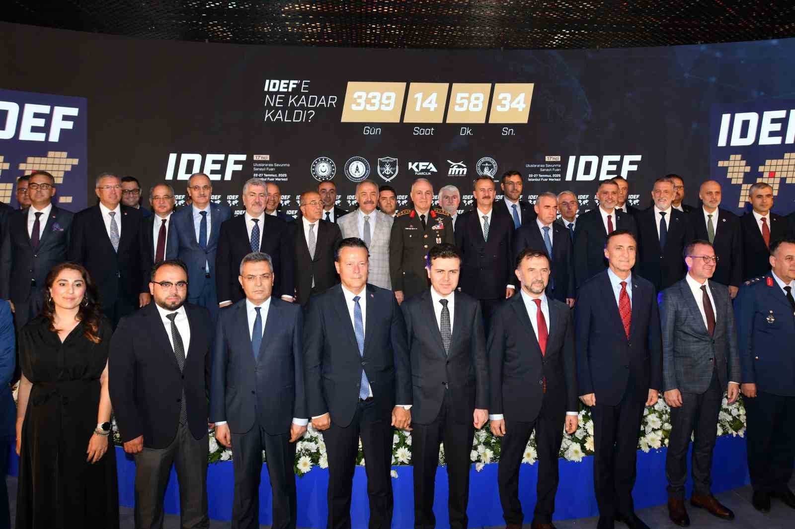 IDEF 2025 Tanıtım Programı İstanbul Fuar Merkezi’nde düzenlendi