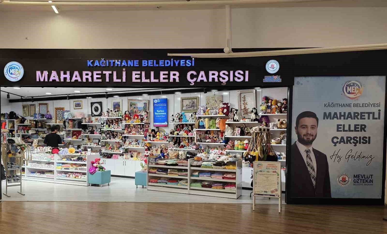 Kağıthane’de açılan ‘Maharetli Eller Çarşısı’na yoğun ilgi