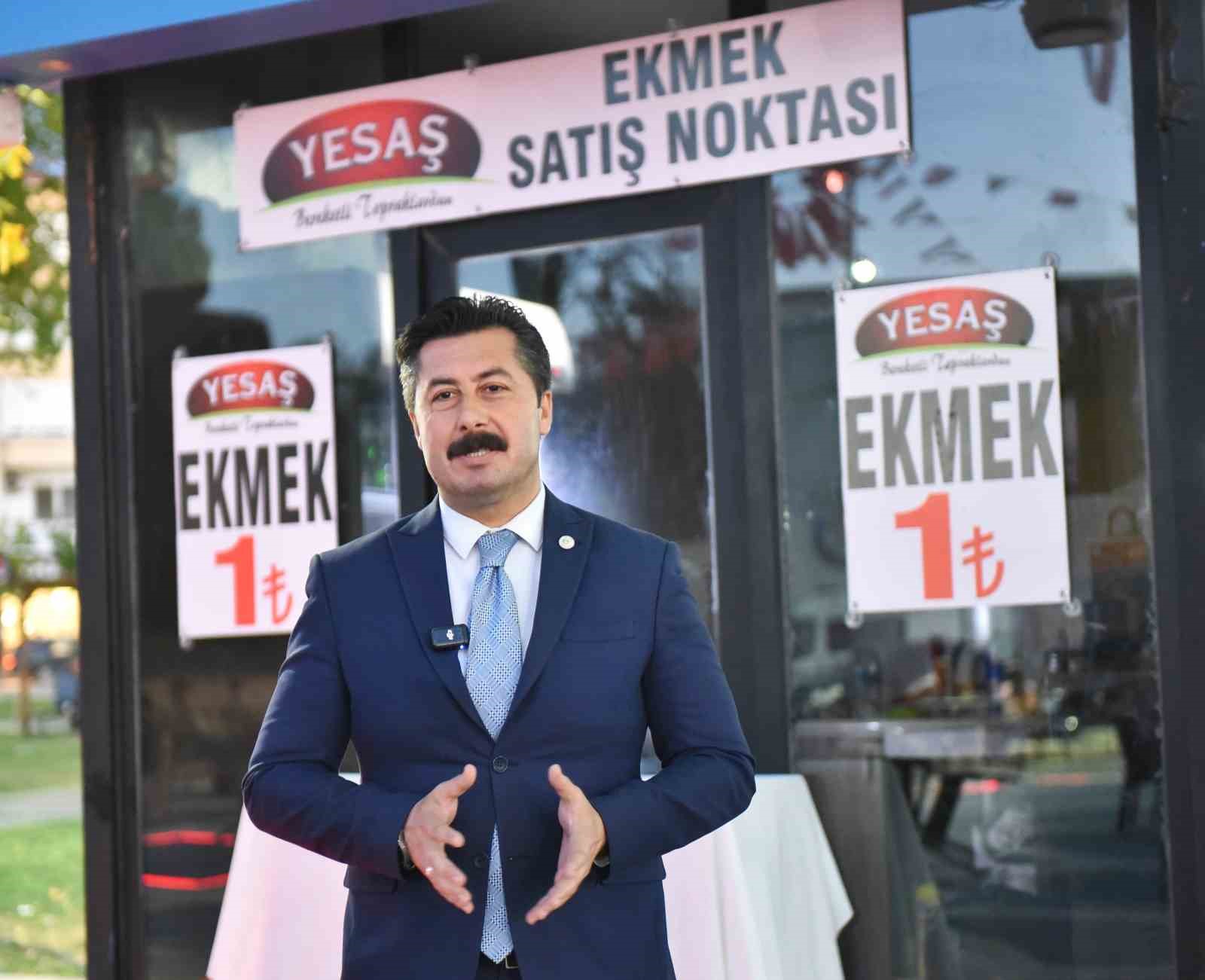 Yenişehir’de ekmek 1 TL’den satılmaya başlandı