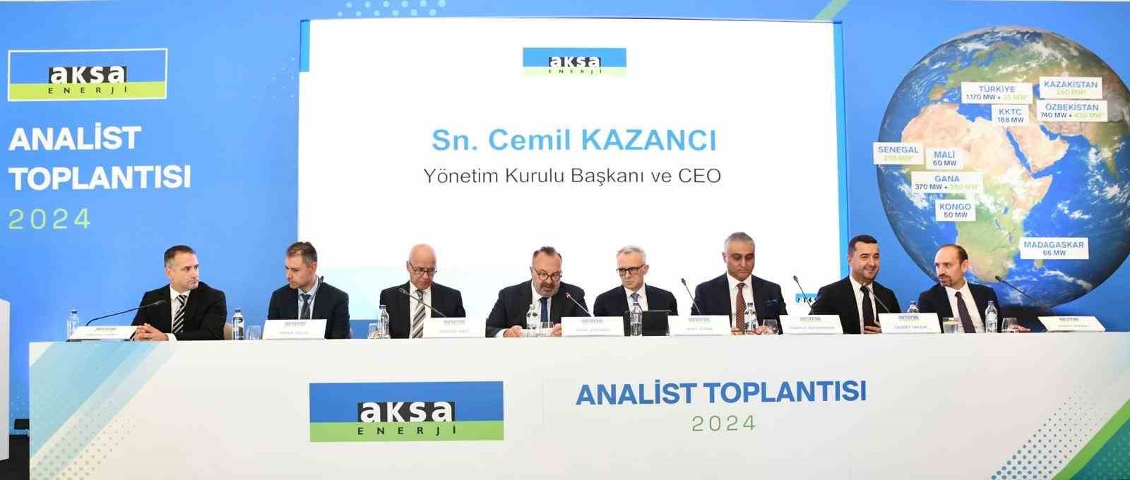 Aksa Enerji yıllık Analist Toplantısı gerçekleşti