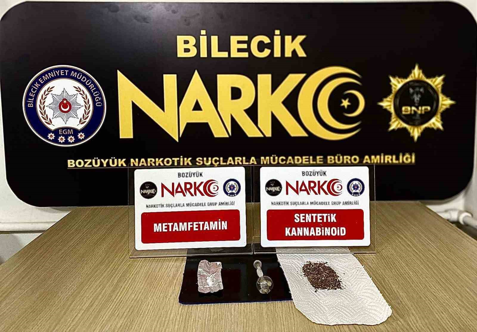 Bilecik’te durdurulan şüpheli araçta uyuşturucu madde ele geçirildi