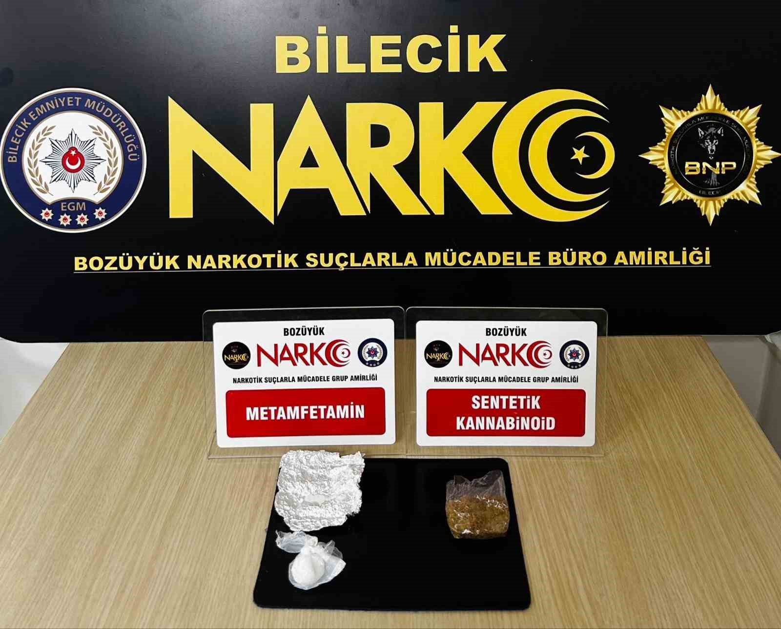 Bilecik’te şehirlerarası otobüste uyuşturucu alarmı