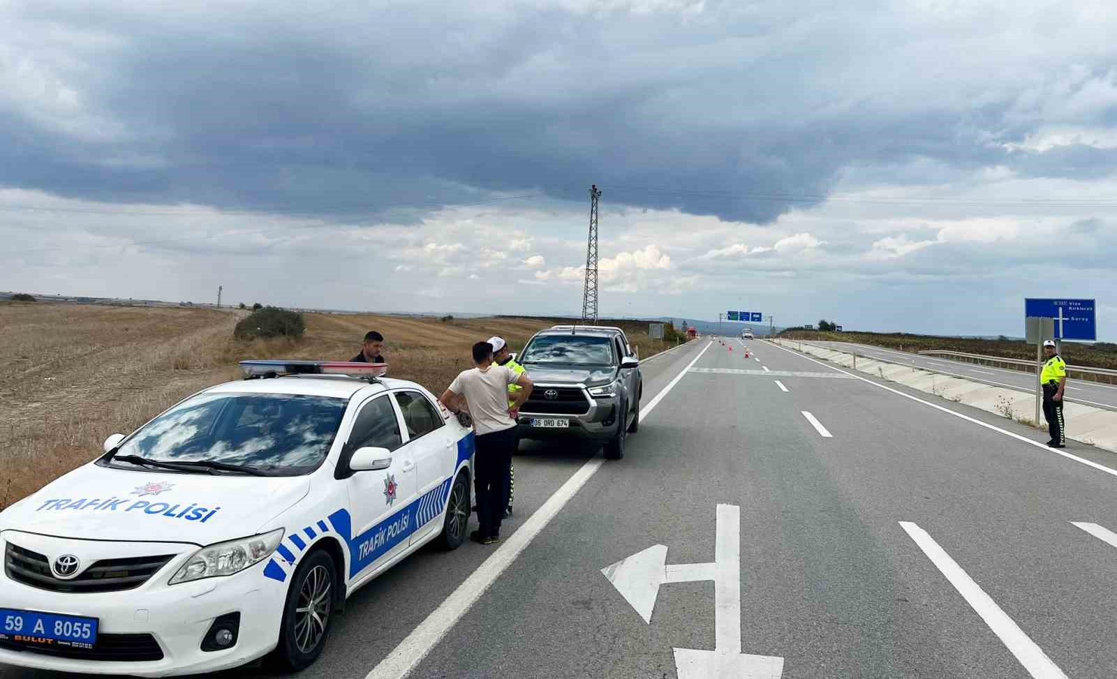 Saray’da trafik denetimleri