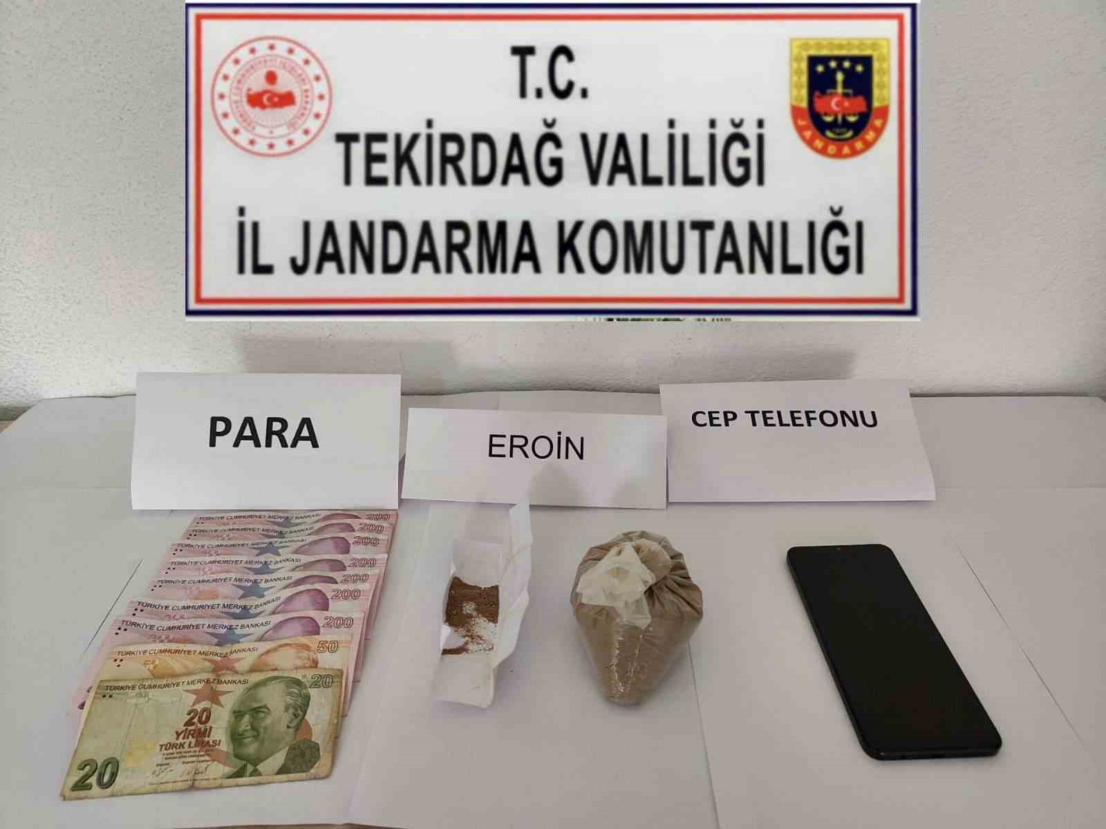 Tekirdağ’da uyuşturucu operasyonları: Eroin ve bonzai ele geçirildi