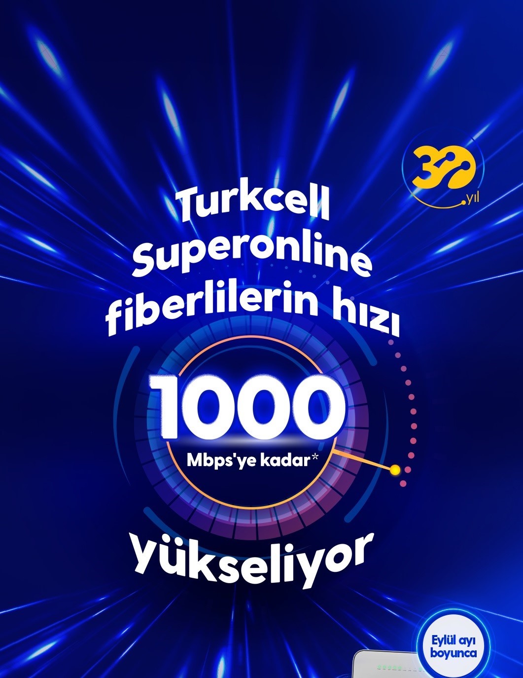 Turkcell Superonline, ev interneti hızını 1000 mbps’ye kadar çıkardı