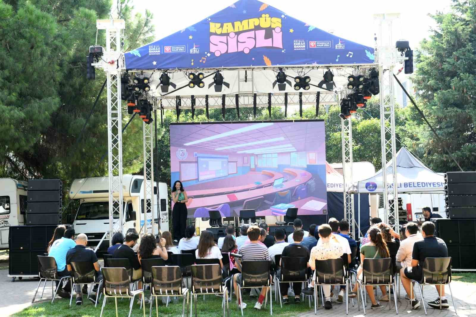 Üniversiteli gençler ‘Kampüs Şişli Festivali’nde buluştu