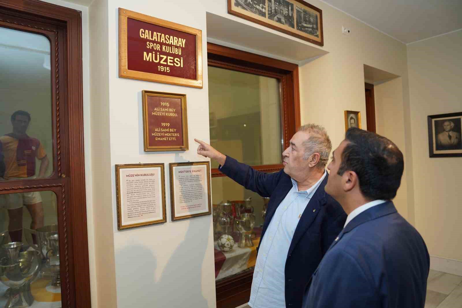 Başkan Güney’den 119. kuruluş yıl dönümünü kutlayan Galatasaray’a anlamlı ziyaret