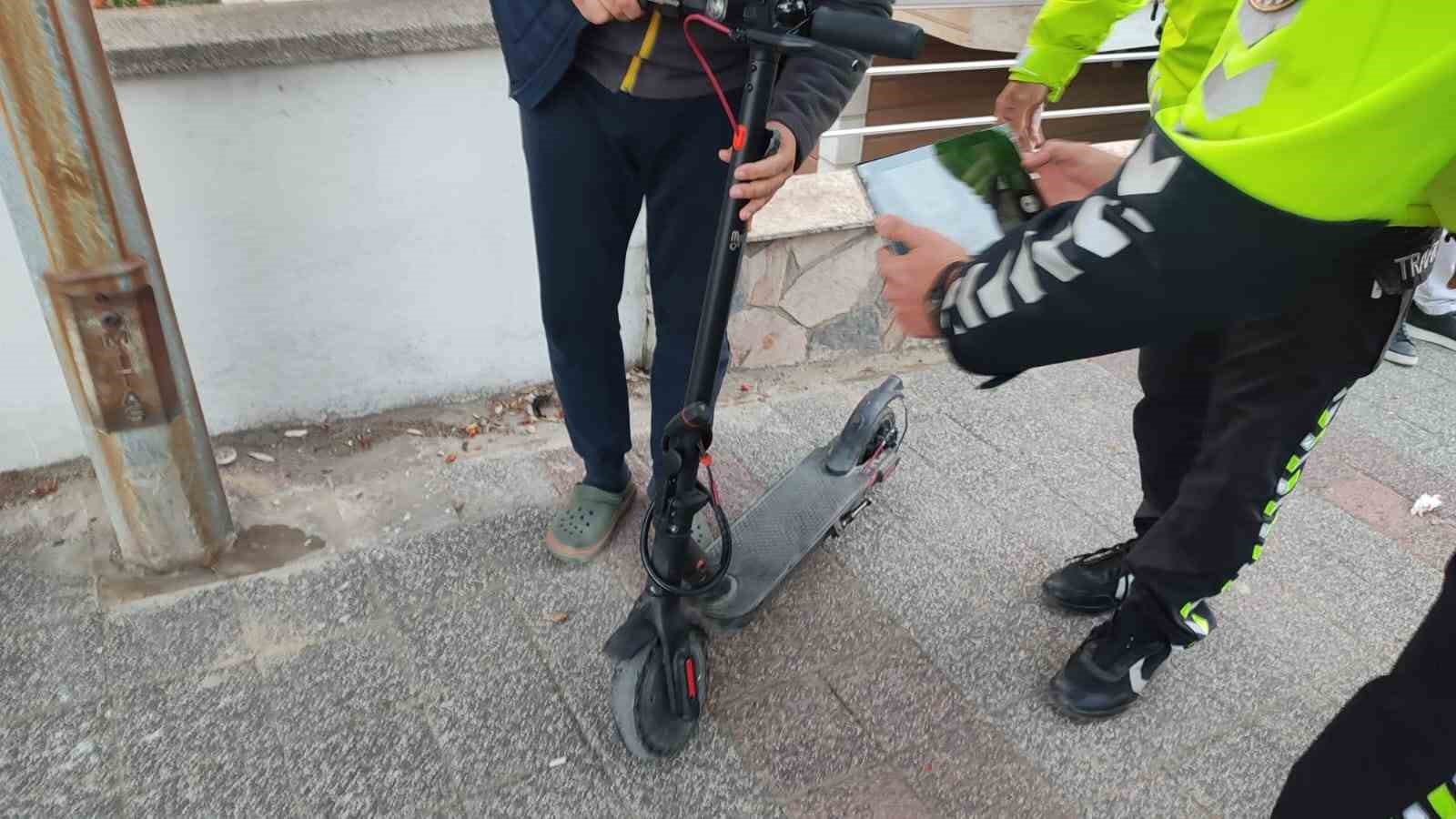 Keşan’da elektrikli scooterdan düşen 15 yaşındaki çocuk yaralandı