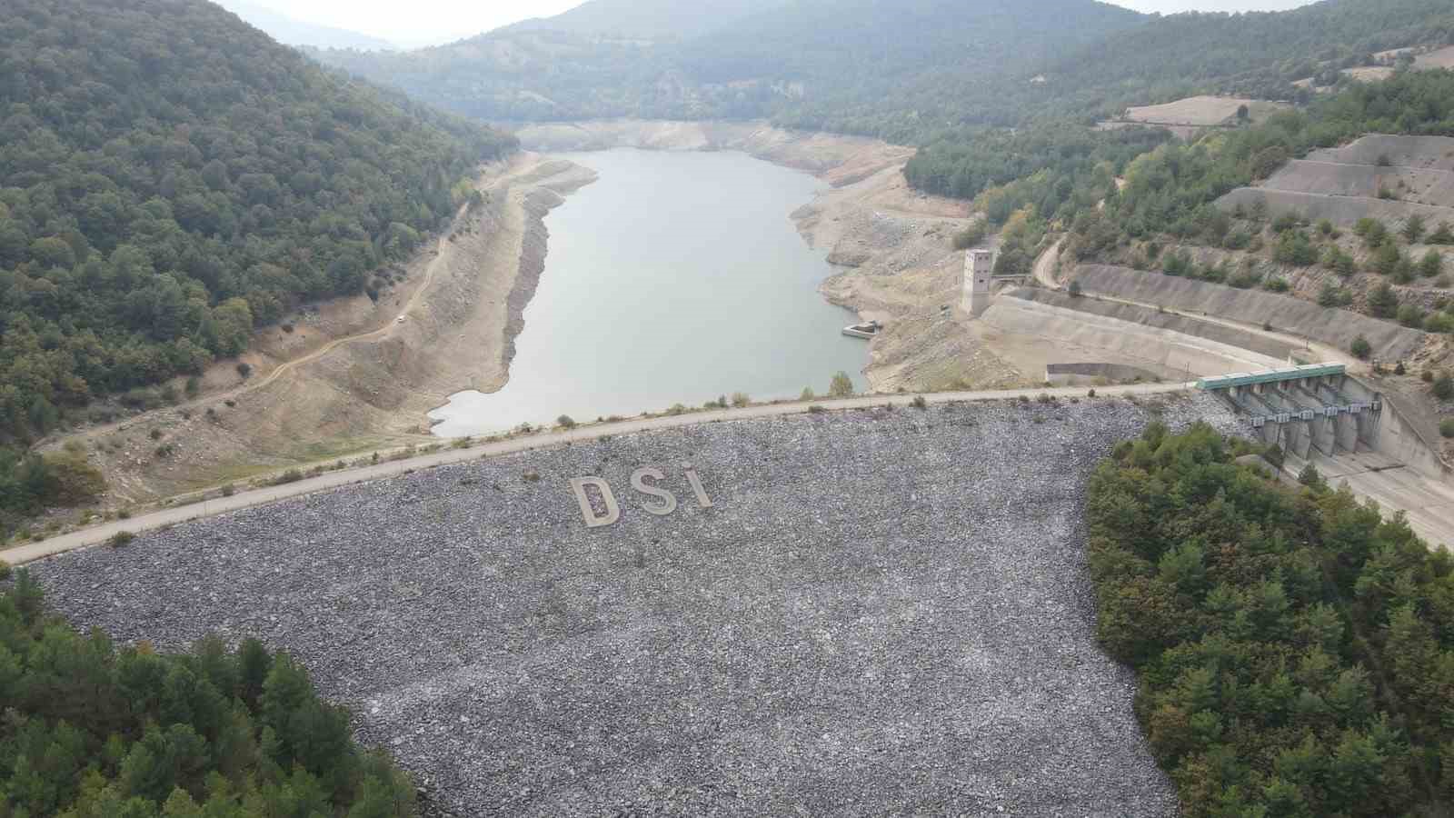 Gönen-Yenice Barajında su seviyesi yükseldi