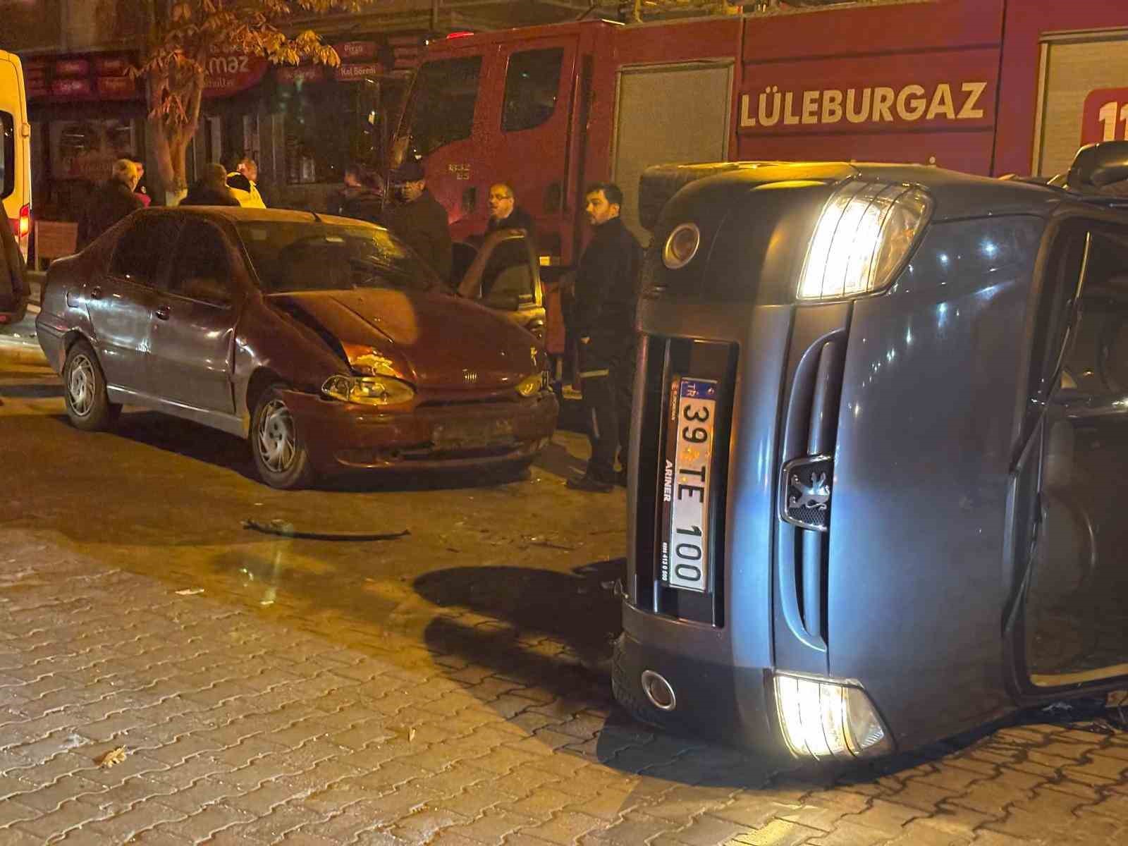 Lüleburgaz’da trafik kazası: 1 yaralı