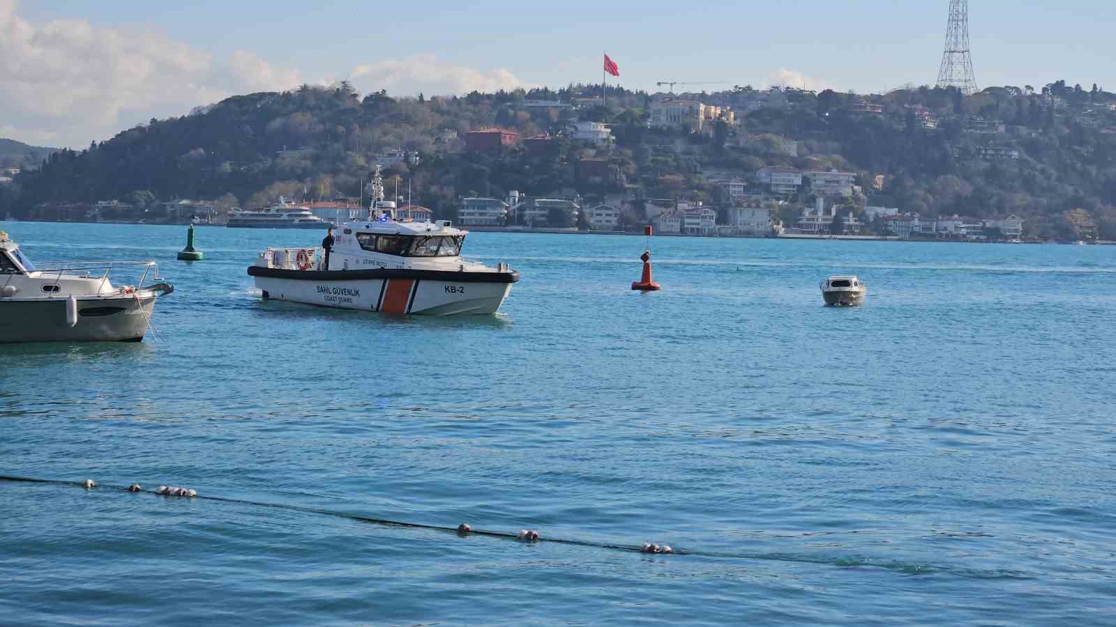 Rumeli Hisarı’nda denizde kaybolan 2 kişiyi arama çalışmaları devam ediyor