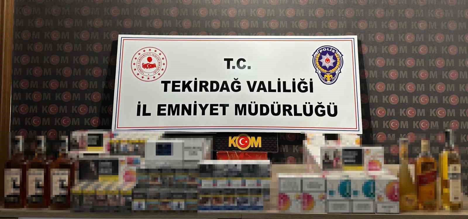 Tekirdağ merkezli 5 ilde dev operasyon: Binlercesi ele geçirildi