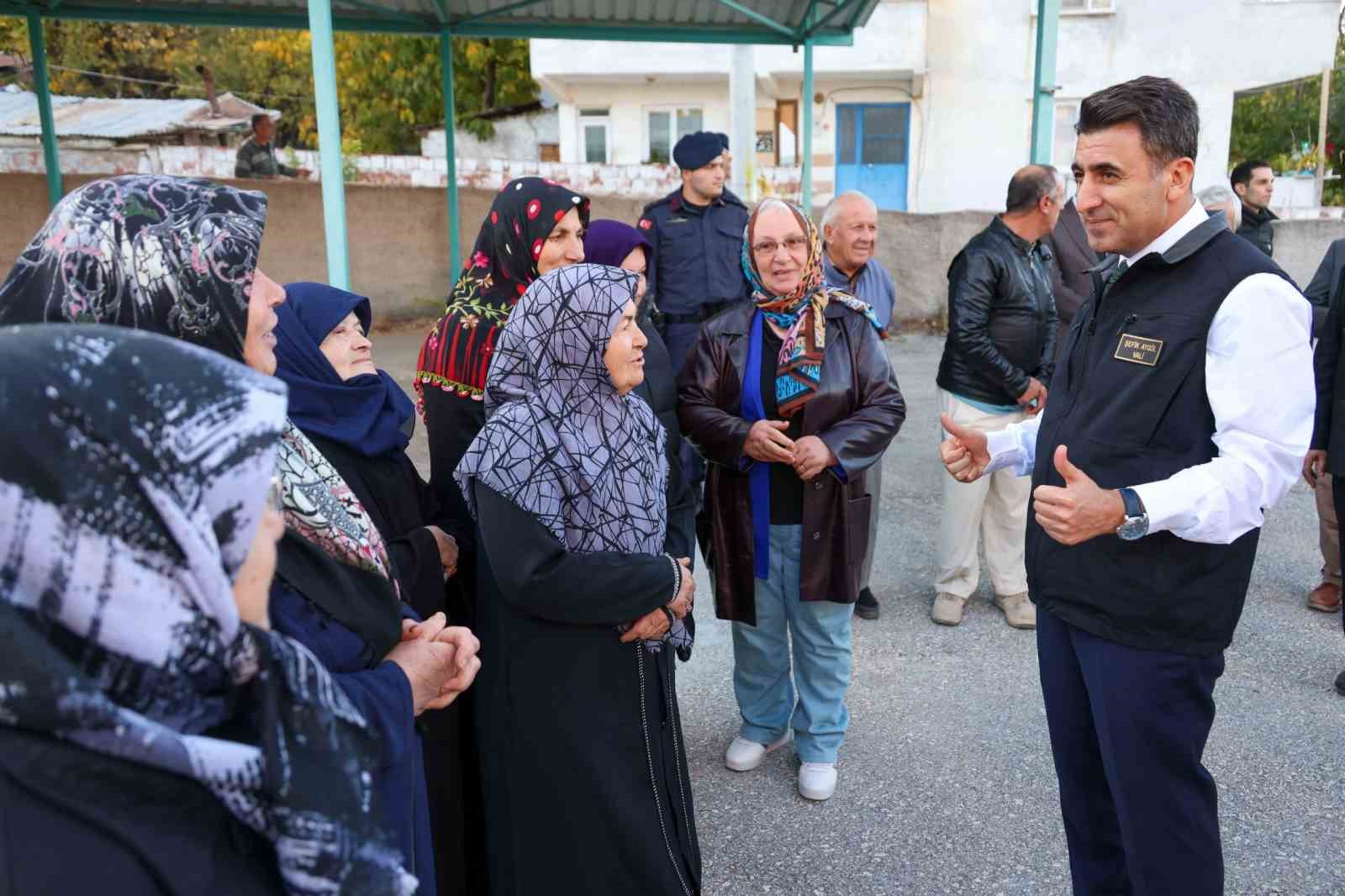 Vali Aygöl, köylerin altyapı ihtiyaç yatırımları artmaya devam edecek