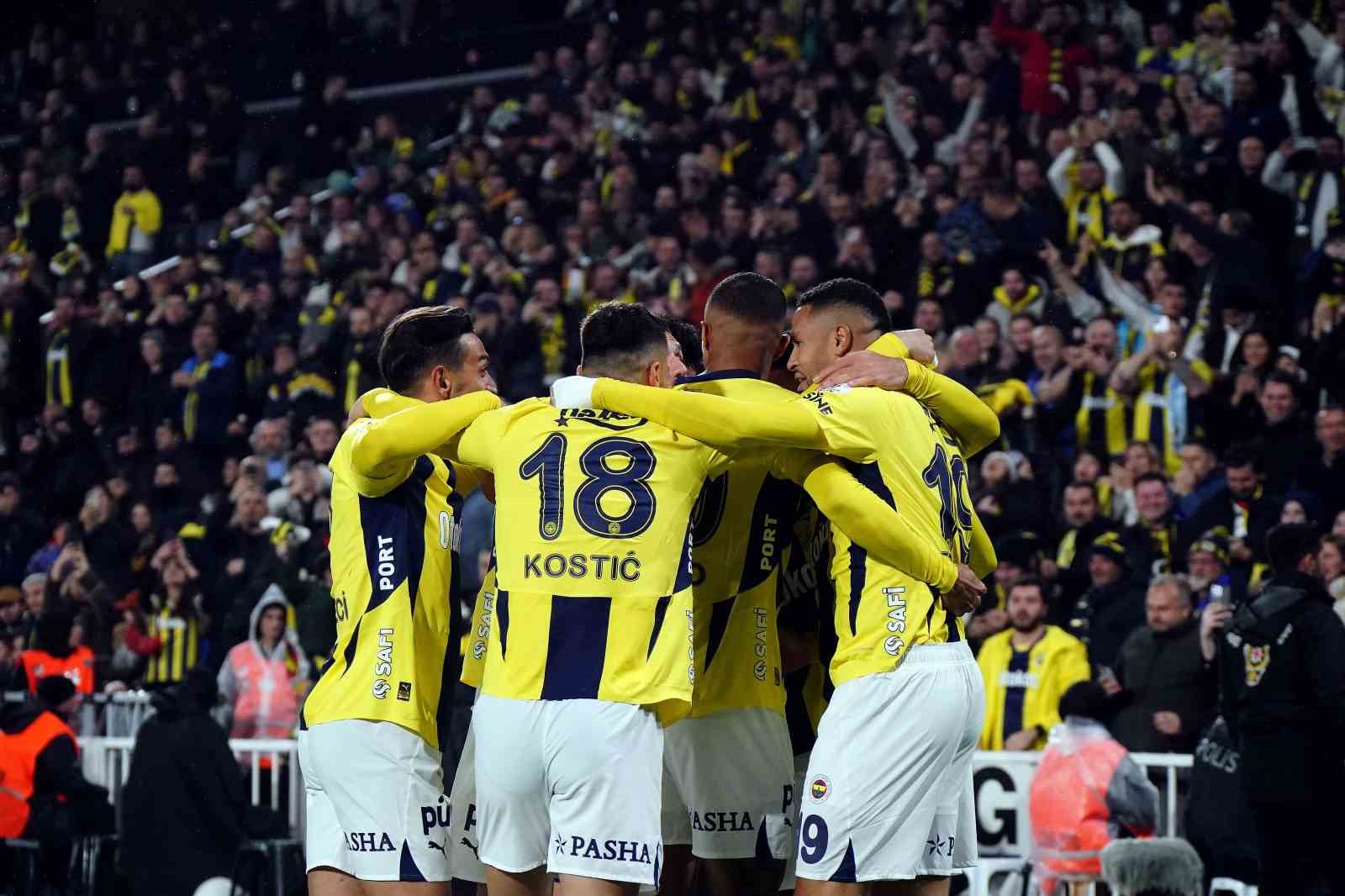 Fenerbahçe’den 5 maçlık galibiyet serisi