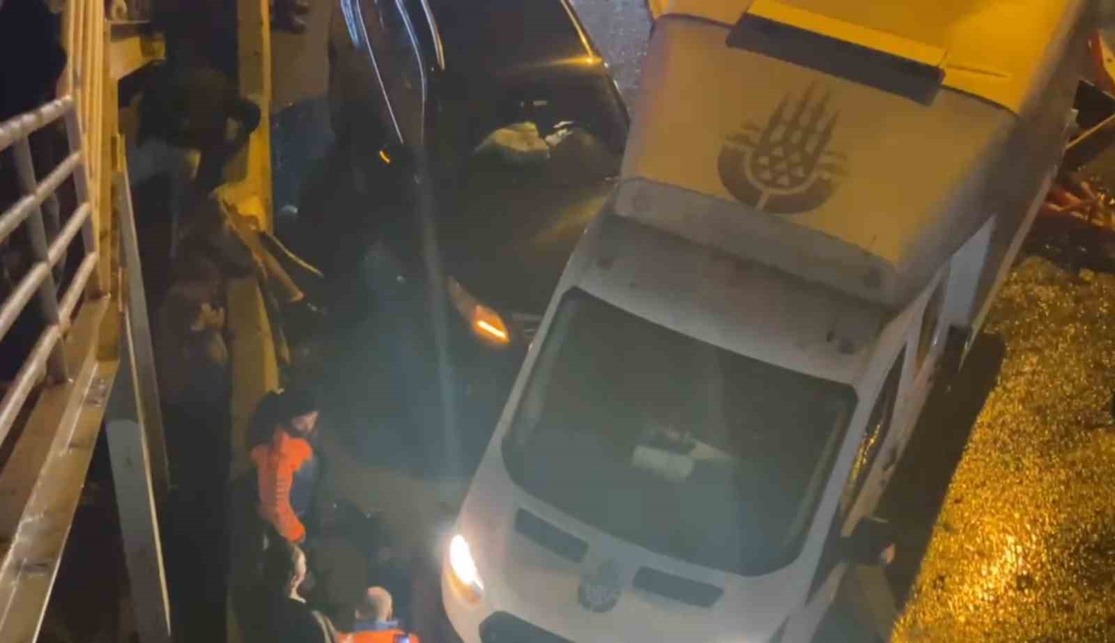 Pendik’te trafik kazası : 1 yaralı