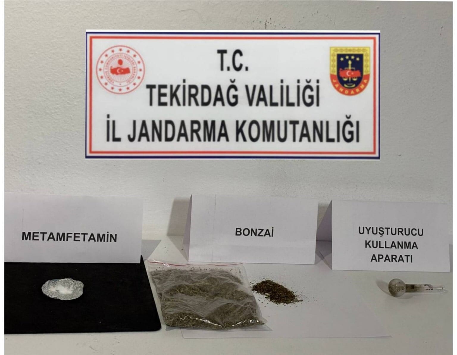 Tekirdağ’da jandarma ekiplerinden uyuşturucuya geçit yok