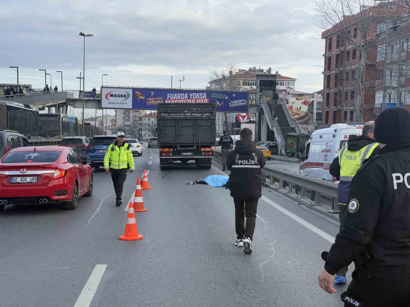 Avcılar’da E-5’te ölümlü motosiklet kazası