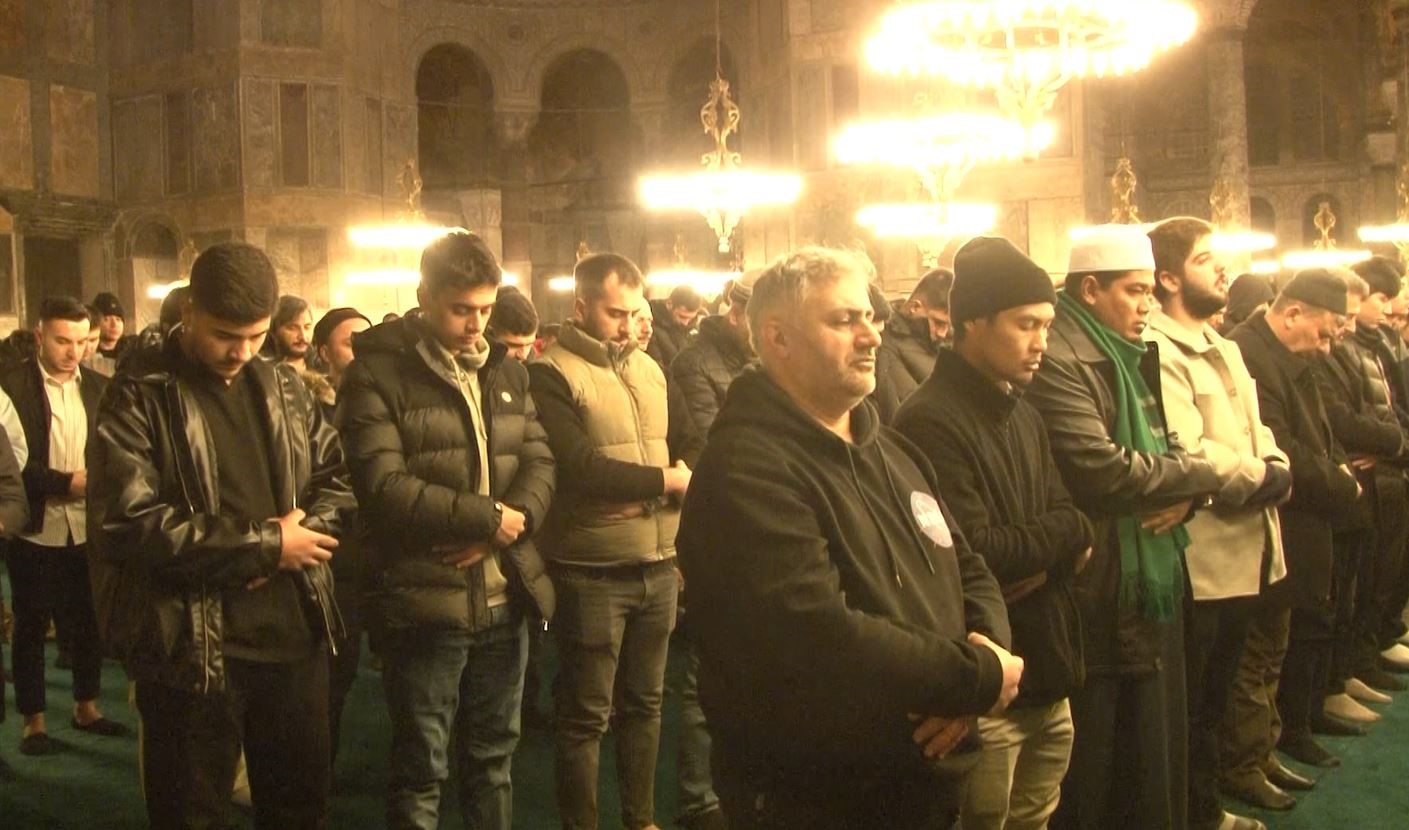 Ayasofya-i Kebir Cami-i Şerifi’nde Miraç Kandili idrak edildi