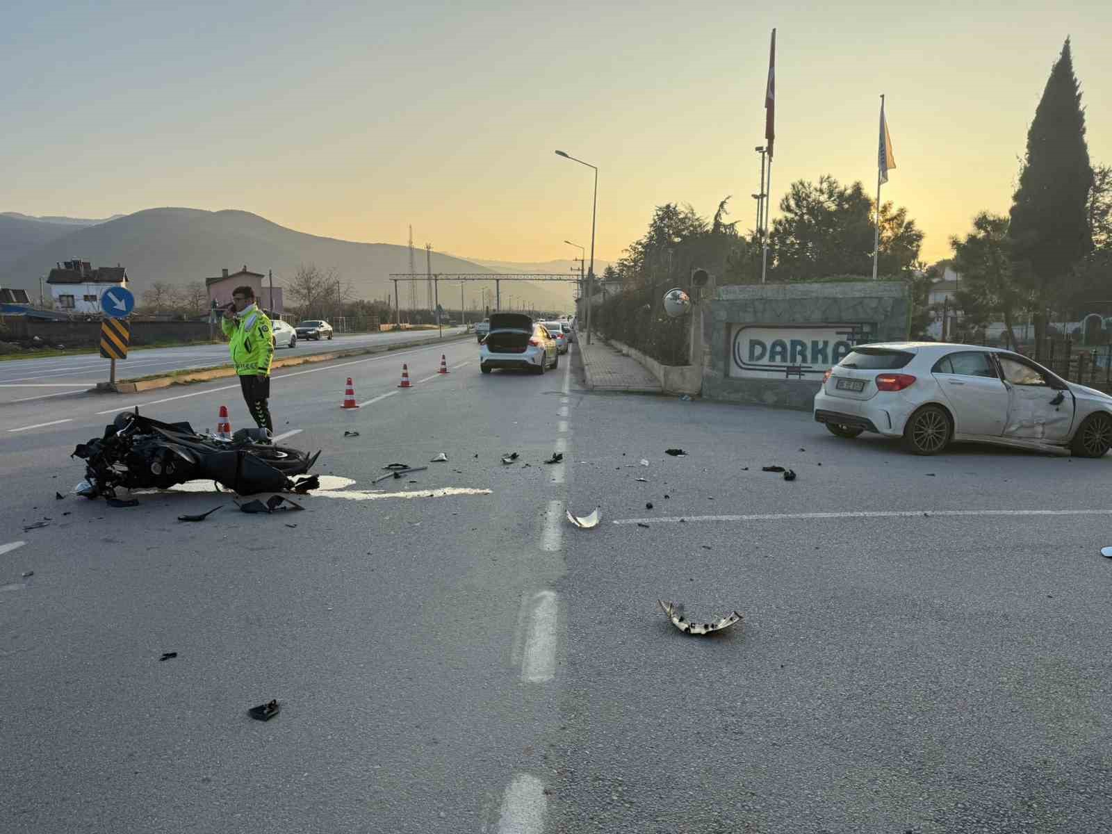 Bursa’da 18 yaşındaki motosiklet sürücüsü kazada hayatını kaybetti