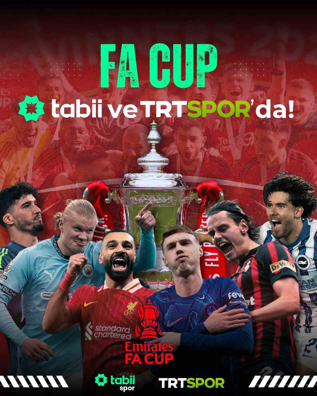 Dünyanın en köklü futbol turnuvası ’FA Cup’ 4 yıl boyunca TRT’de