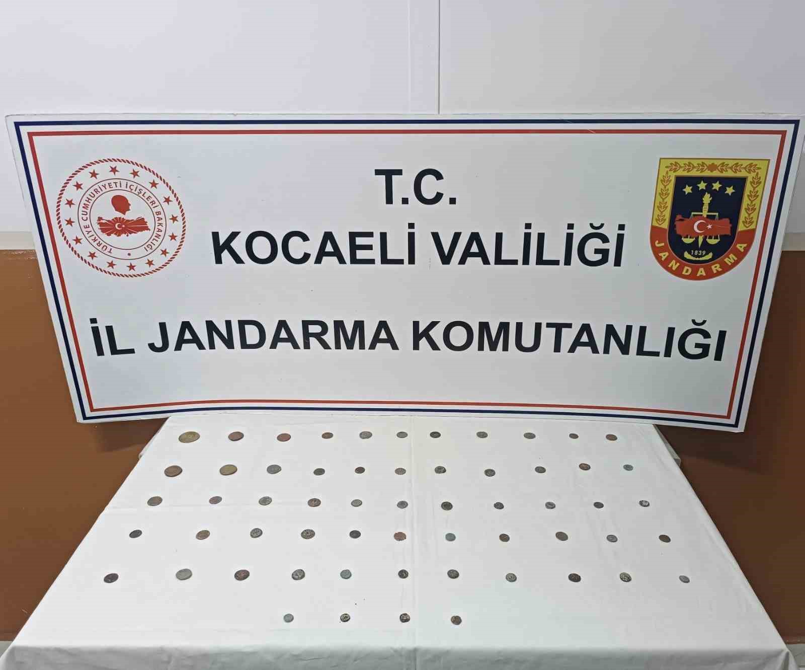 Kocaeli’de 59 sikke ele geçirildi