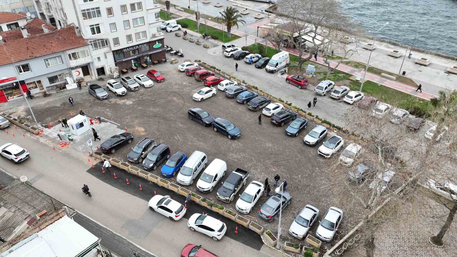 Mudanya’da yeni otopark hizmete açıldı