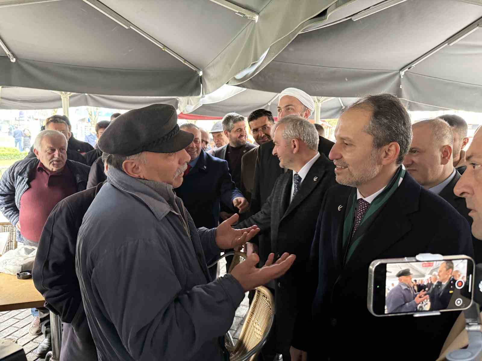 Sakarya’da Fatih Erbakan’a tepki: "Sana hakkımı helal etmiyorum"