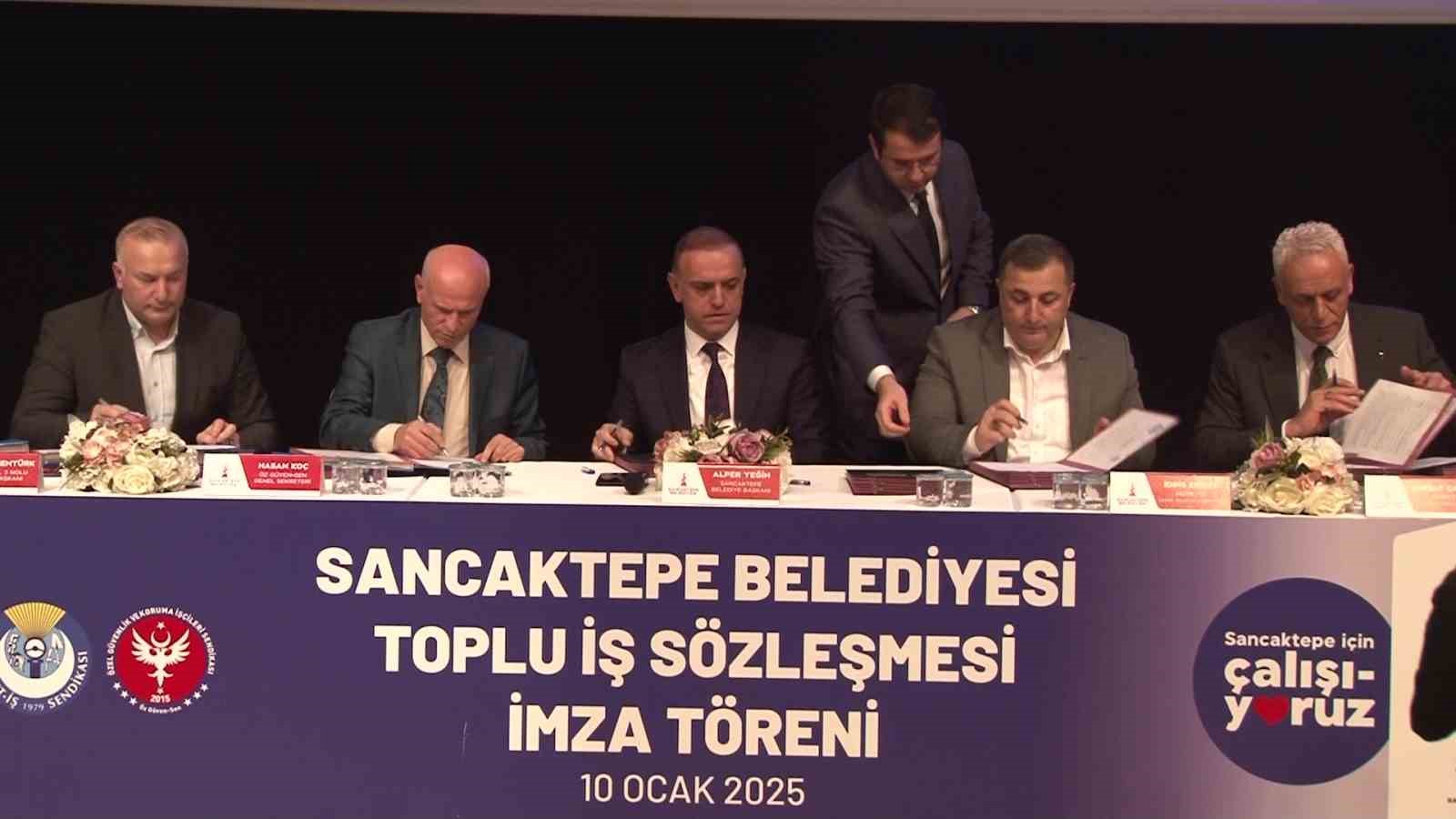 Sancaktepe Belediyesi’nde toplu iş sözleşmesi imzalandı