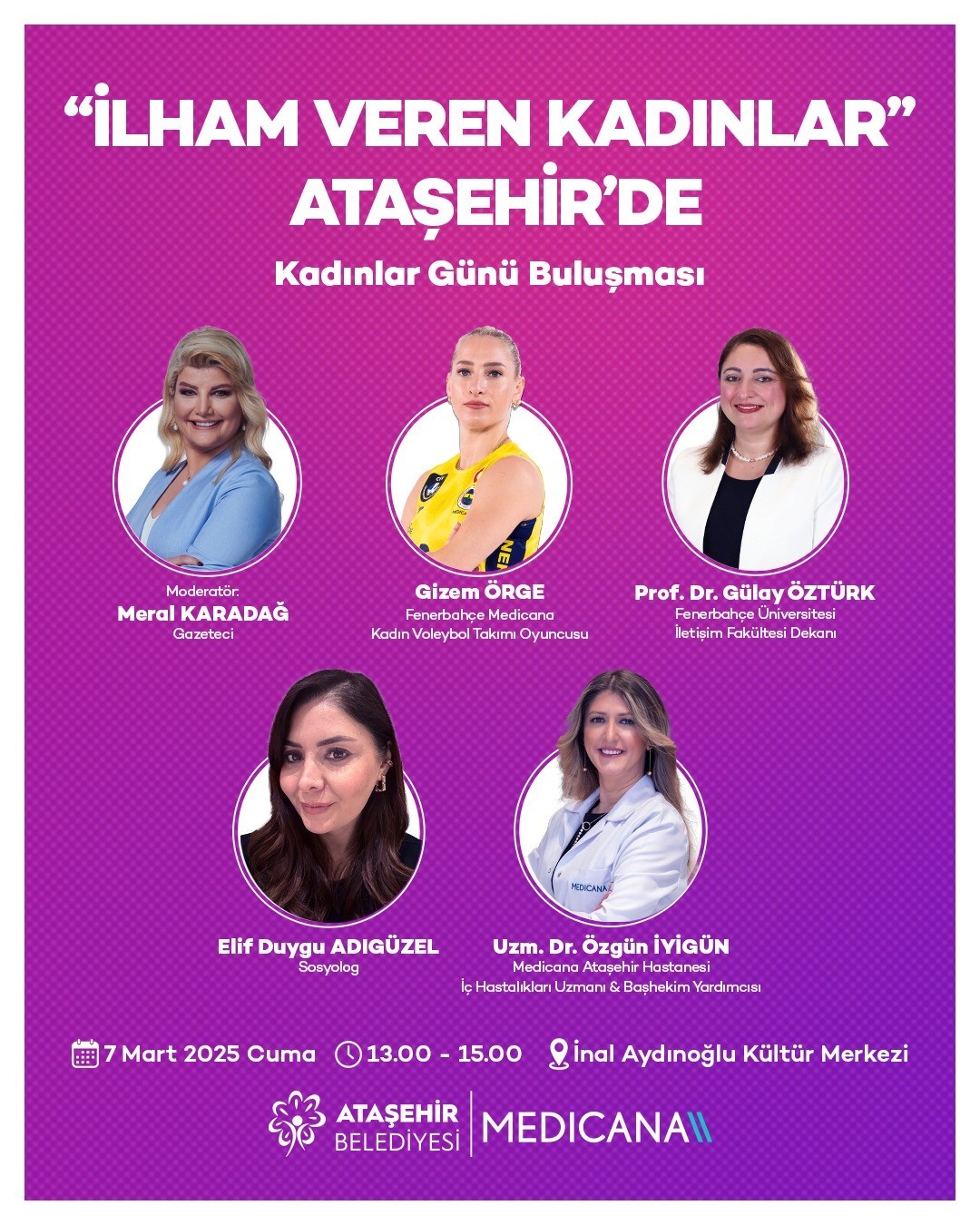 Kadınlar Günü’ne Özel, "İlham Veren Kadınlar" Ataşehir’de buluşuyor