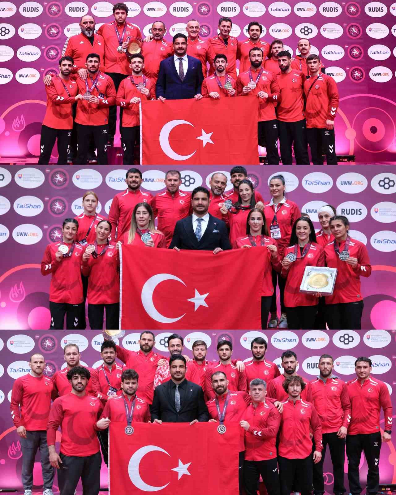 Türkiye, Avrupa Şampiyonası’nı 14 madalya ile tamamladı